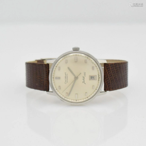 CORTEBERT Jubilé 175 stainless steel gents wristwatch