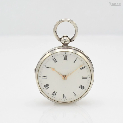 WILLIAM HOLMES pocket-chronometer in silver