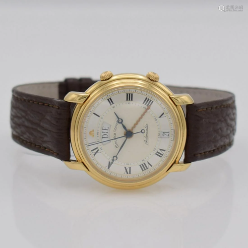 MAURICE LACROIX 18k yellow gold Masterpiece alarm