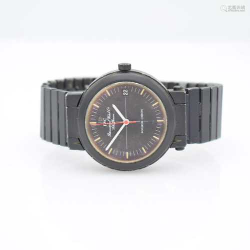IWC Porsche Design gents wristwatch with compass
