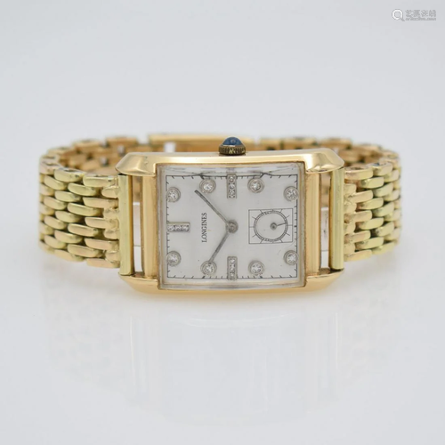 LONGINES 14k yellow gold gents wristwatch