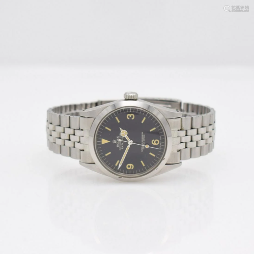 ROLEX rare wristwatch Explorer 'Gilt Dial'