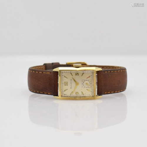 BULOVA 14k yellow gold wristwatch