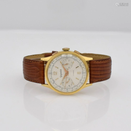 GIGANDET 18k yellow gold gents wristwatch