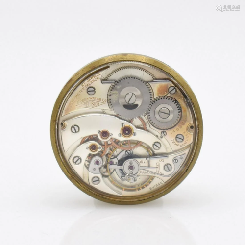 GRUEN WATCH CO precision pocket watch move…