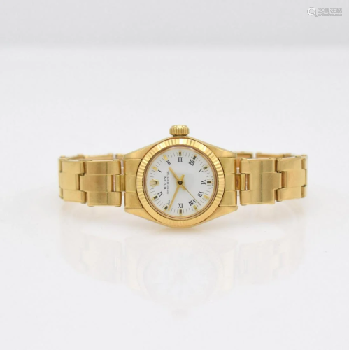 ROLEX 18k yellow gold ladies wristwatch