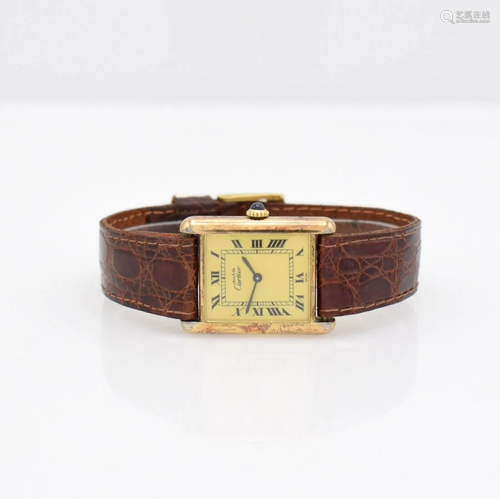 CARTIER Tank ladies wristwatch