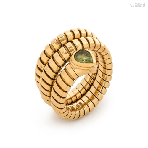 BVLGARI, YELLOW GOLD AND PERIDOT 'SERPEN…