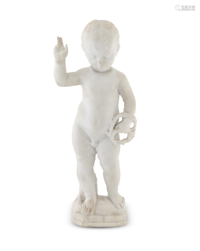 An Italian Marble Figure of the Infant Christ