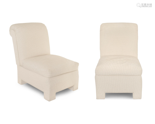 A Pair of Contemporary Lounge Chairs