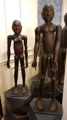 A couple of NYAMWESI figures, Tanzania