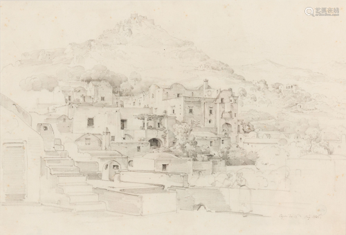 Ernst Fries (German, 1801-1833) View of Capri, 1…