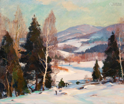 Emile Gruppe (American, 1896-1978) Winter Landscape