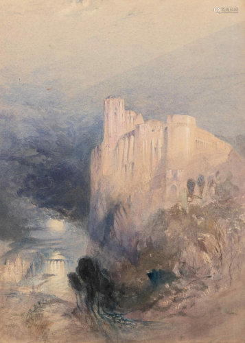 Attributed to John Ruskin (British, 1819-1900) Amboise,
