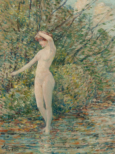 Childe Hassam (American, 1859-1935) Nude,…