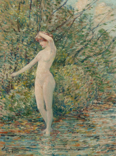 Childe Hassam (American, 1859-1935) Nude,…