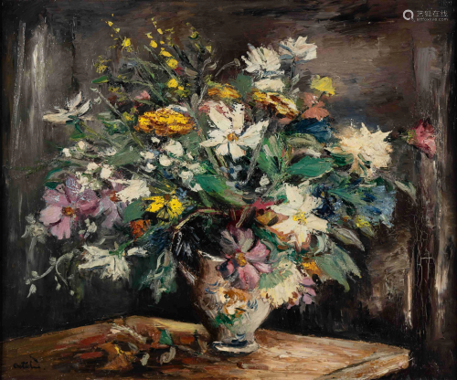 Anders Osterlind (French, 1887-1960) Fleurs dans un