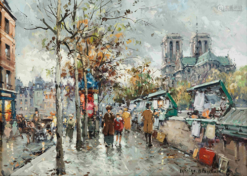 Antoine Blanchard (French, 1910-1988) Les Bouq…