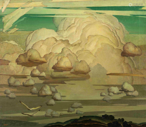 Marvin Cone (American, 1891-1964) Interval (Cloud
