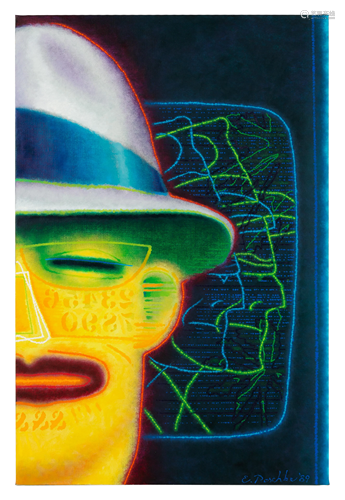 Ed Paschke (American, 1939-2004) Tracer, 1989