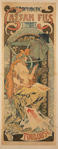 Alphonse Mucha (Czech, 1860-1939) Imprimerie Casson