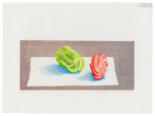 David Hockney (British, b. 1937) Two Peppers, 1973