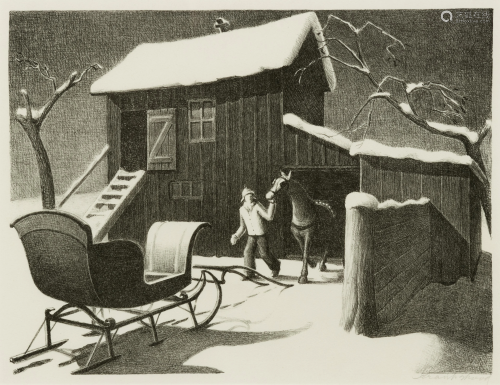 Grant Wood (American, 1891-1942) December Afterno…