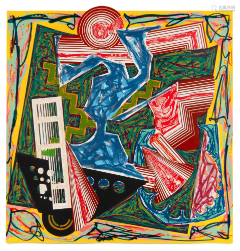 Frank Stella (American, b. 1936) Then Water Came and