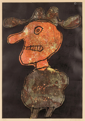 Jean Dubuffet (French, 1901-1985) Personnage au