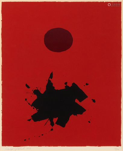 Adolph Gottlieb (American, 1903-1974) Red G…