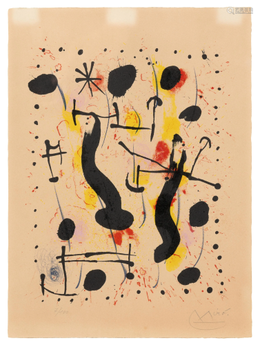 Joan Miro (Spanish, 1893-1983) The Lair of the …