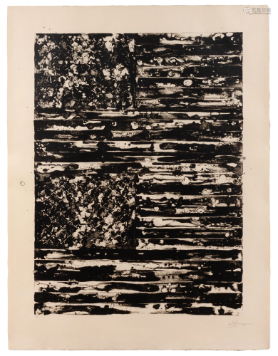 Jasper Johns (American, b. 1930) Two Flags, 1980