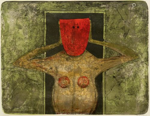 Rufino Tamayo (Mexican, 1899-1991) Masque Rouge, 1…