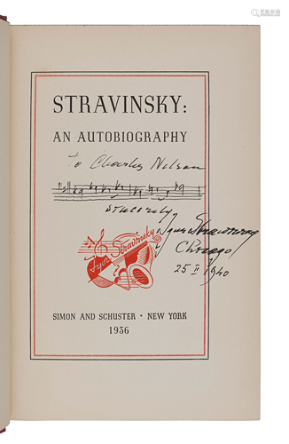 STRAVINSKY, Igor Fedorovich (1882-1971). Strav…