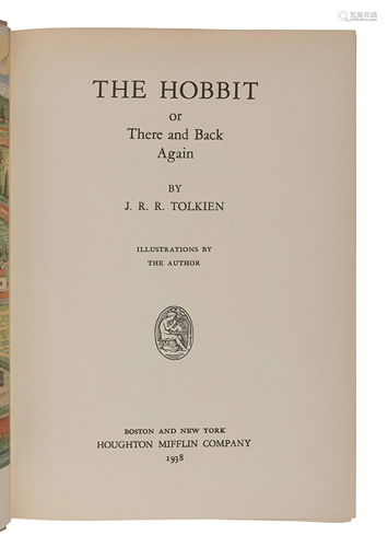 TOLKIEN, John Ronald Reuel (1892-1973). The Hobbi…