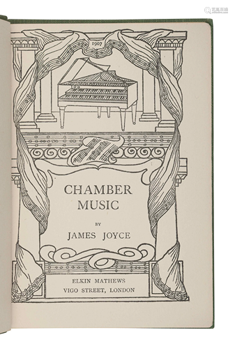 JOYCE, James (1882-1941). Chamber Music. Londo…