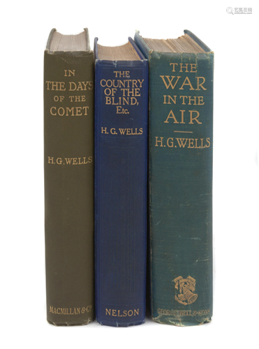 WELLS, H.G. (1866-1946). A group of 3 works,