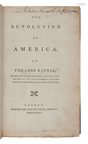 [REVOLUTIONARY WAR]. A sammelband, comprising: