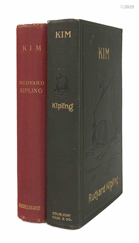 KIPLING, Rudyard (1865-1936). Kim. New York: