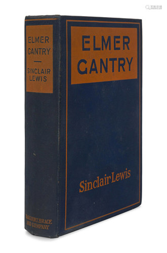 LEWIS, Sinclair (1885-1951). Elmer Gantry. New York: