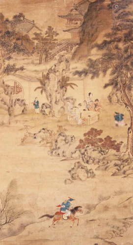 CHINESE QIANLONG PERIOD, (18TH C.), PAINTING