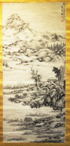 IN THE MANNER OF WU ZHEN, PAINTING OF LA…