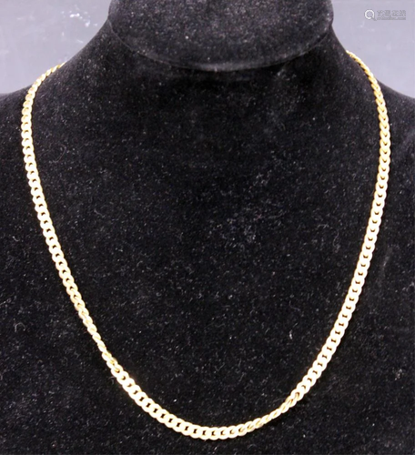 18KT CUBAN STYLE LINKED CHAIN, 56 GRAMS