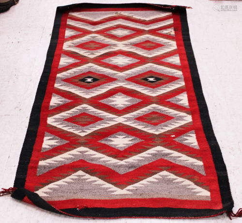 NATIVE AMERICAN VINTAGE WOVEN BLANKET