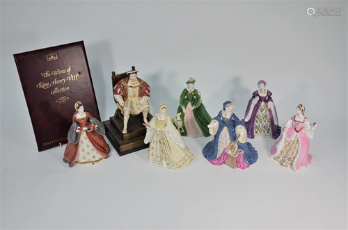 A set of six Wedgwood 'Wives of Henry VIII' figures