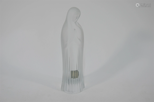 A Lalique Madonna figure