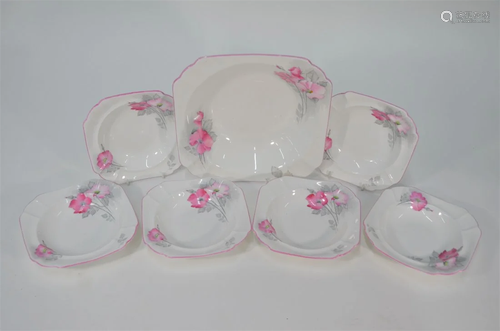 A Shelley china fruit service