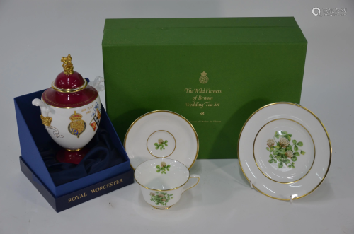 A Royal Worcester china 'Wild Flowers of Britain