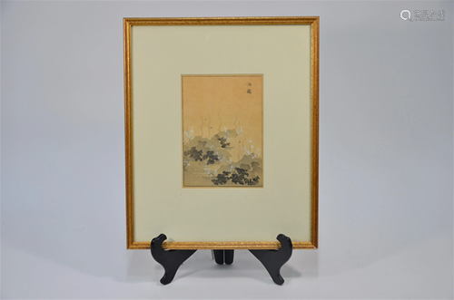 A Japanese Meiji period woodblock print, landscape …