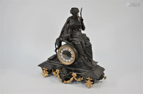 A 19th century continental bronzed spelter m…